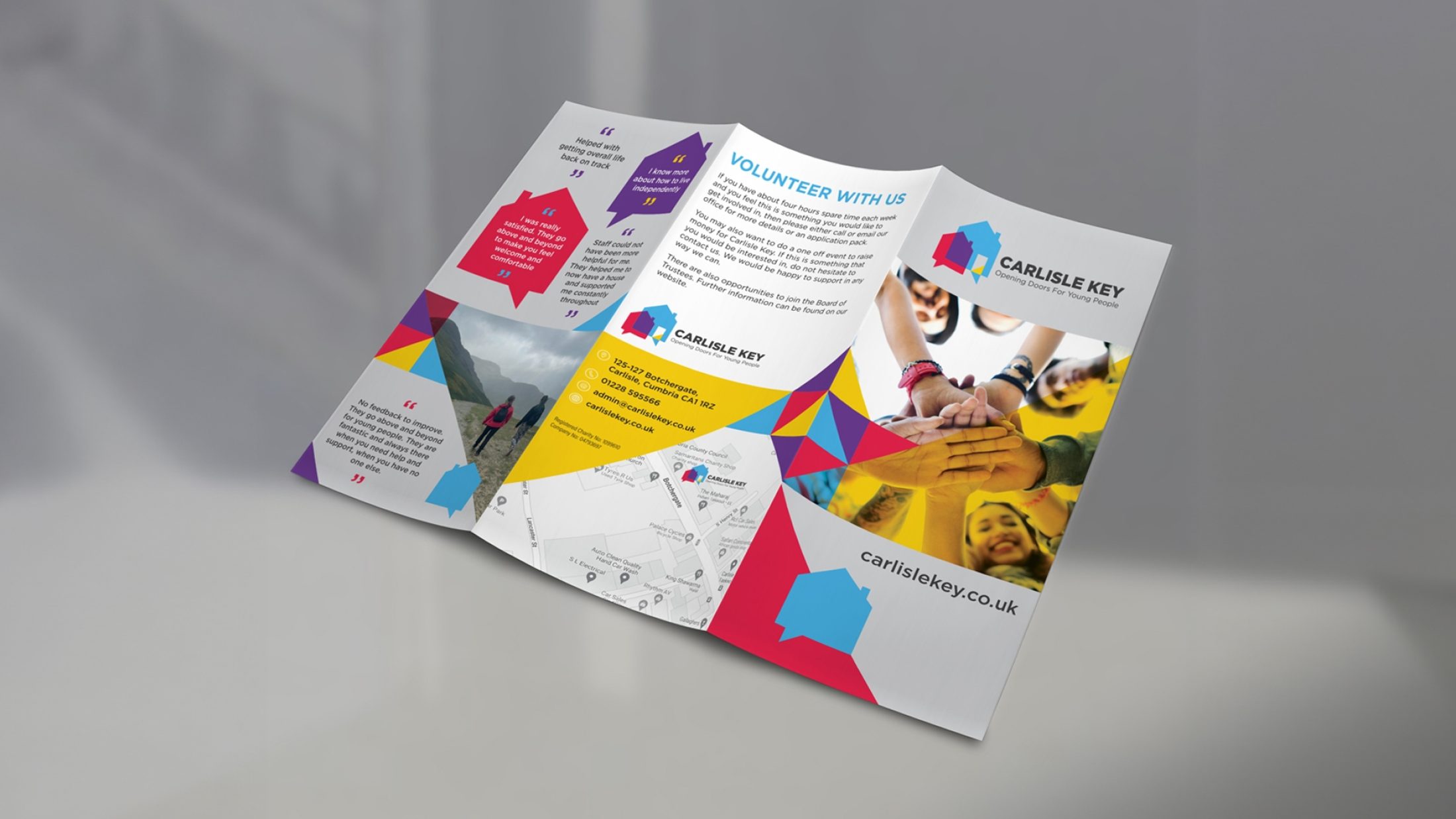 Carlisle Key Leaflet Design