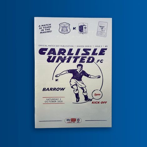 Carlisle United Football Club Matchday Programme