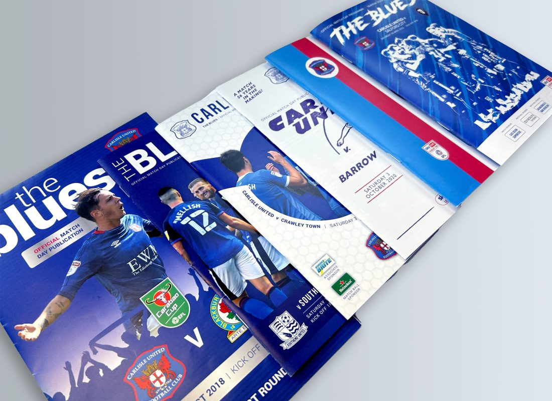 Carlisle United Football Club Matchday Programmes