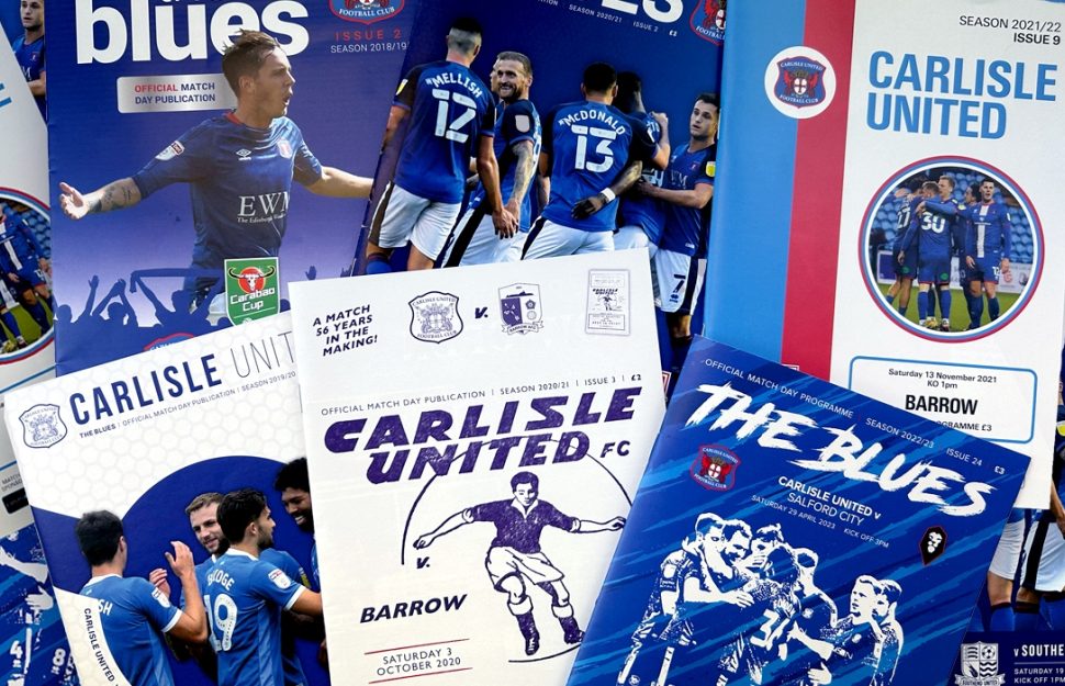 Carlisle United Football Club Programmes