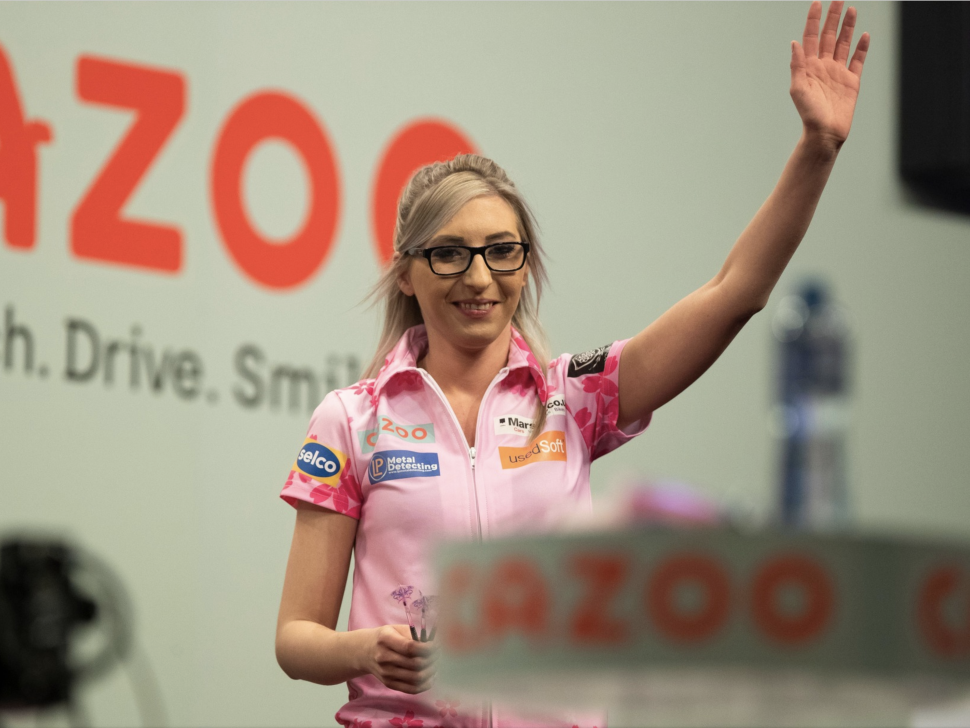 PDPA's Professional Darts Player waving