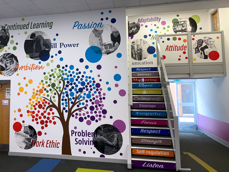 Abbeywood School, Witherslack Group, Internal Wall Wraps