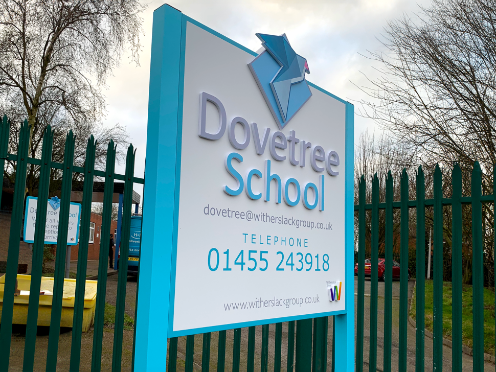 Dovetree School External Sign