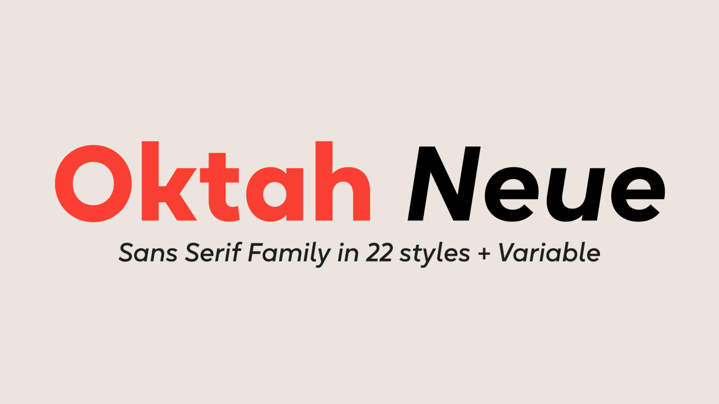 Oktah Neue font free download