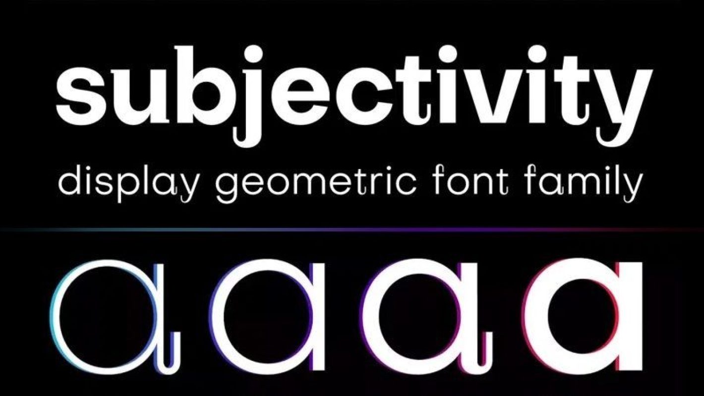 Subjectivity font free download