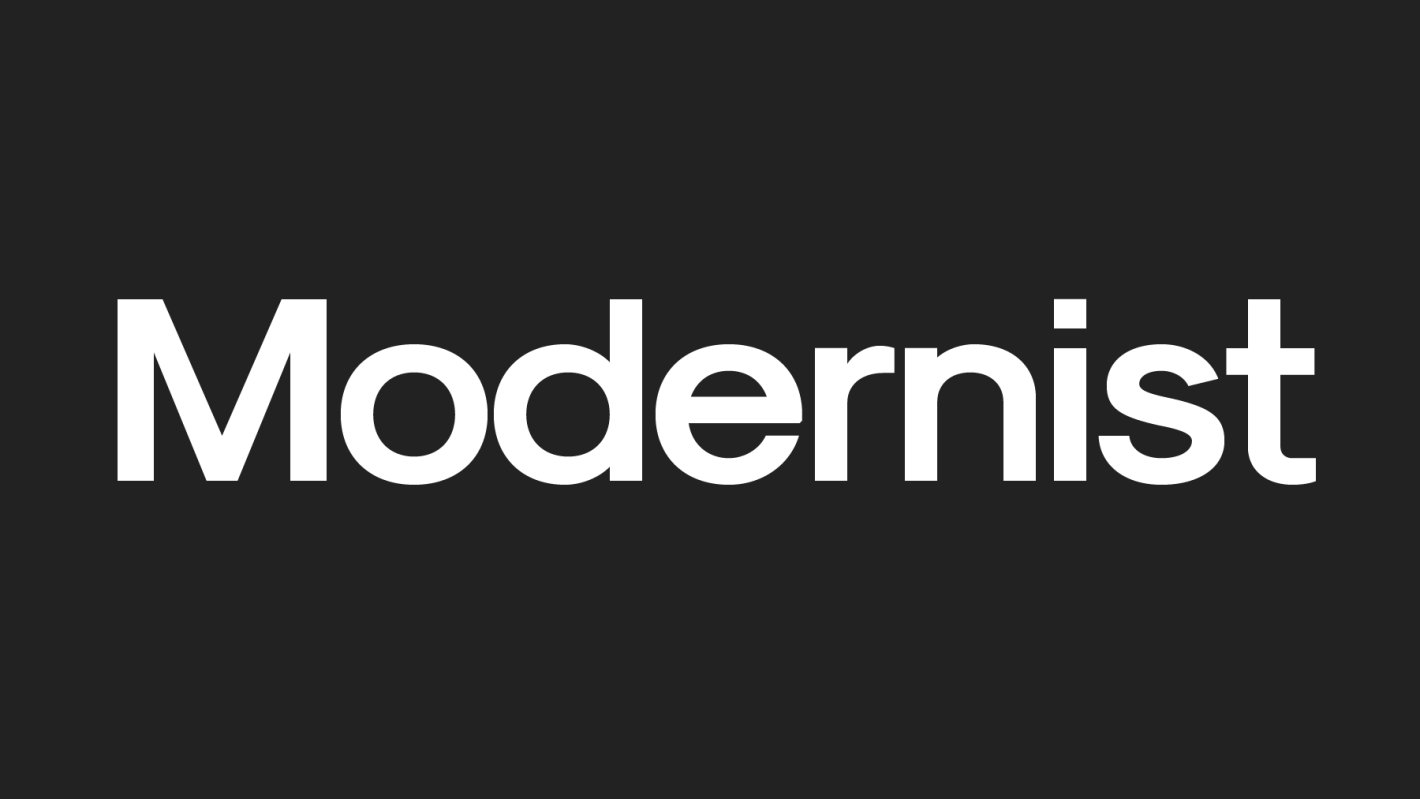 Modernist font free download