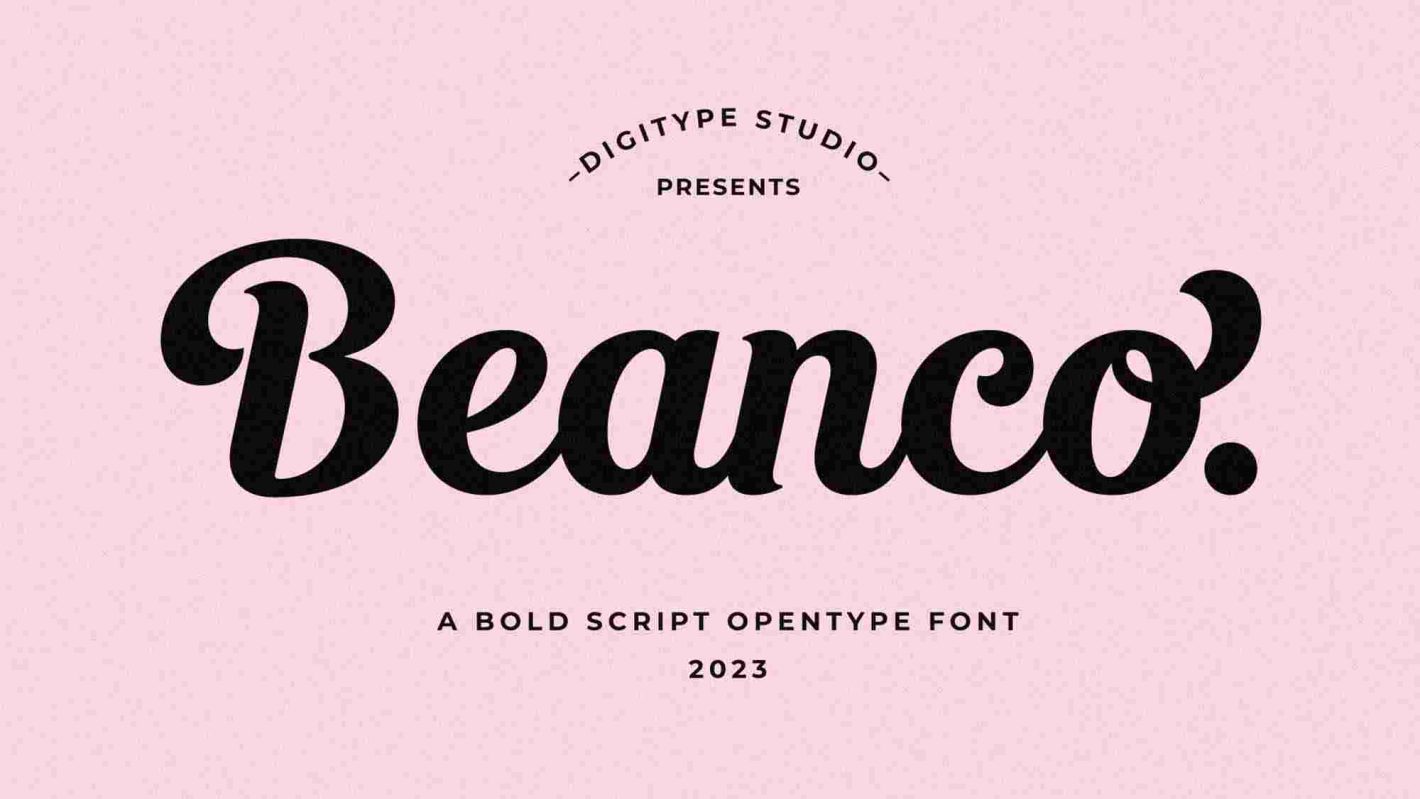 Beanco font free download