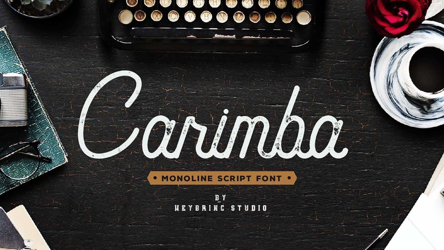 Carimba Monoline Script font free download