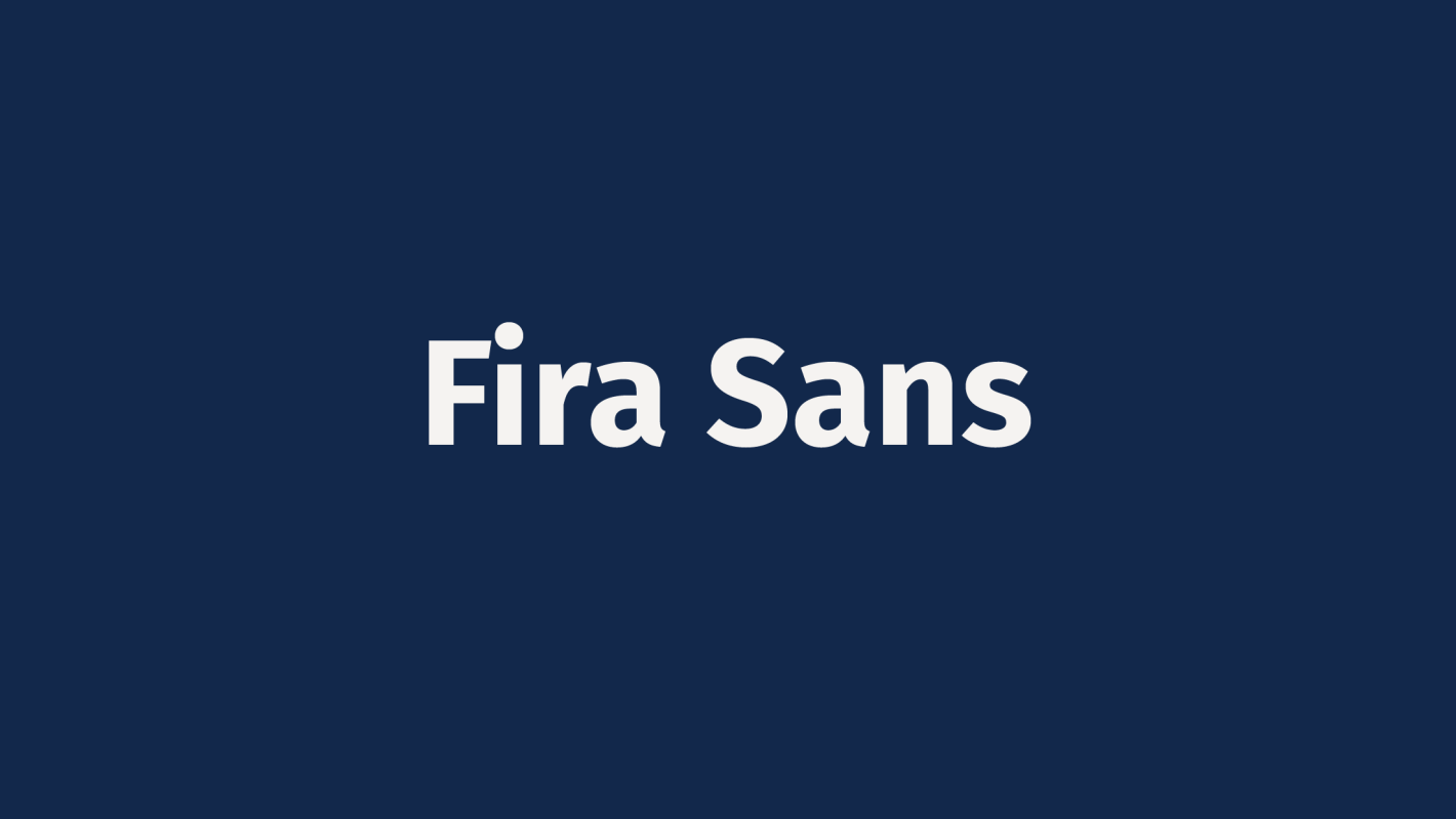 Fira Sans font free download