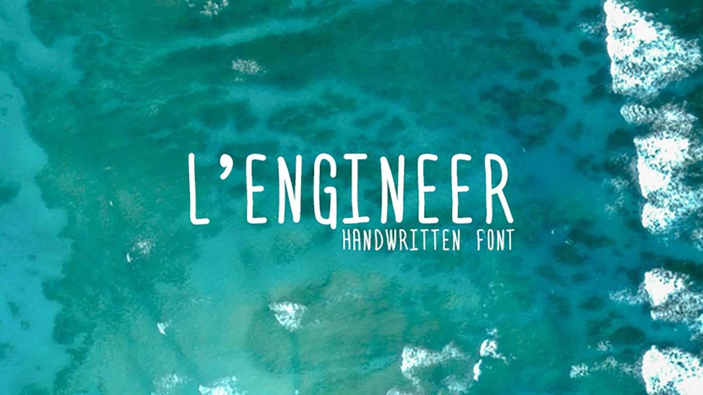 L'Engineer Handwritten font free download