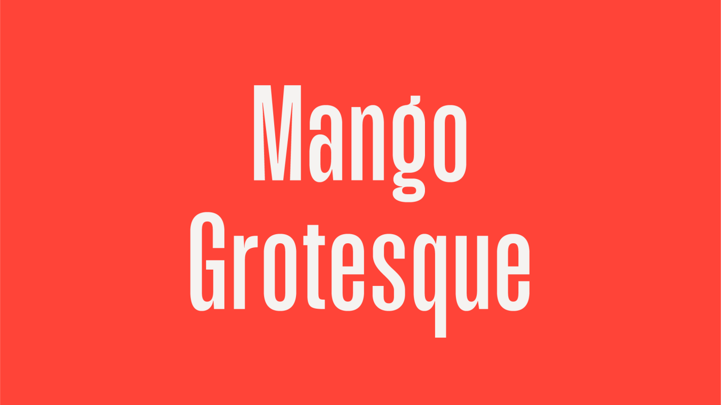 Mango Grotesque font free download