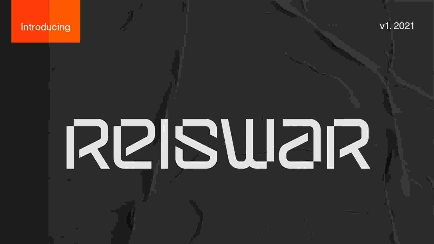 Reiswar Display font free download