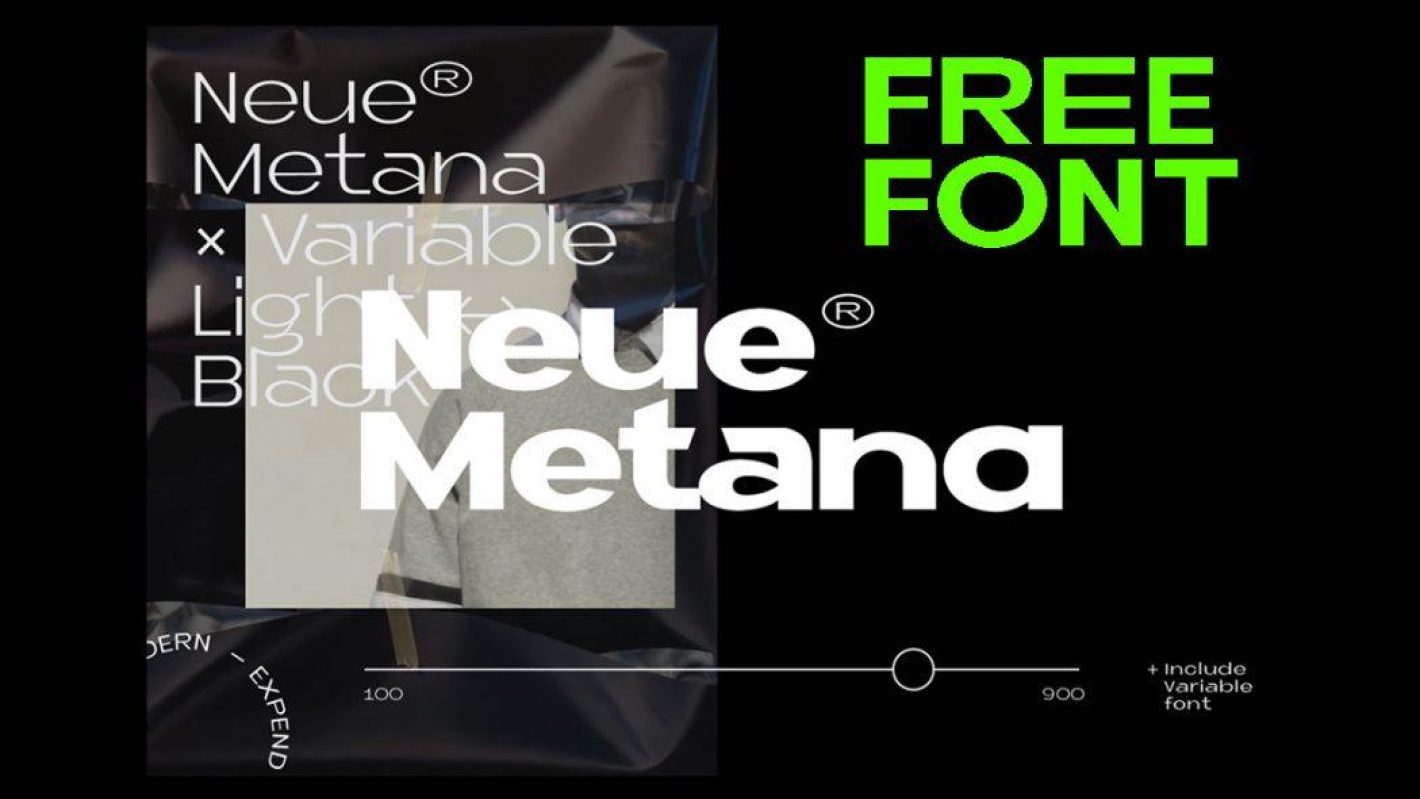 Neue Metana font free download