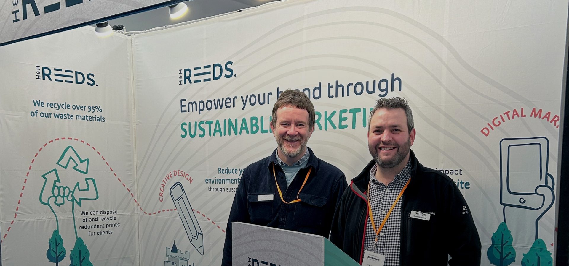 Jonathan & Steve from Reeds at The Lakes Hospitality Trade Show 2023