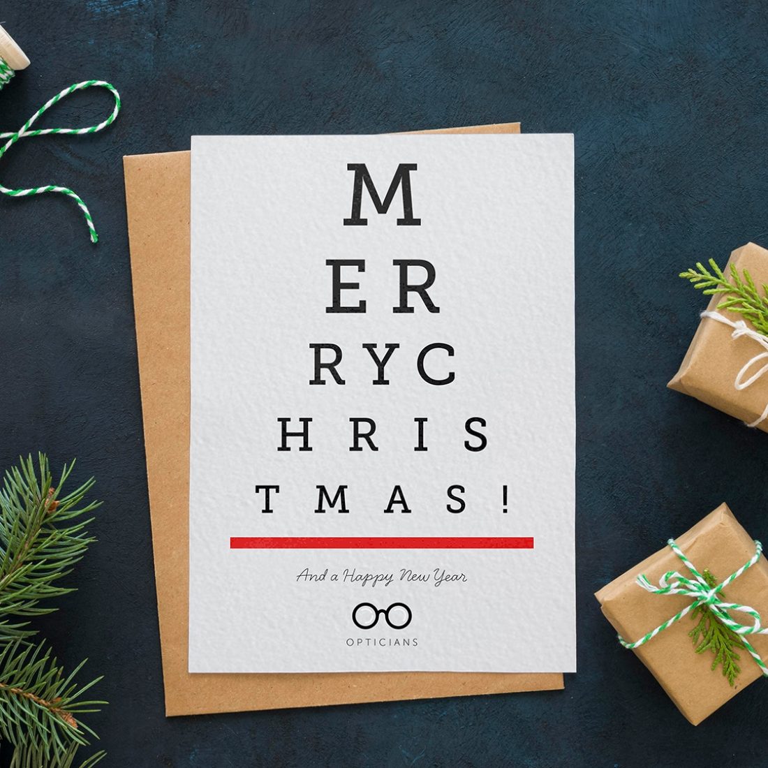 Opticians christmas card