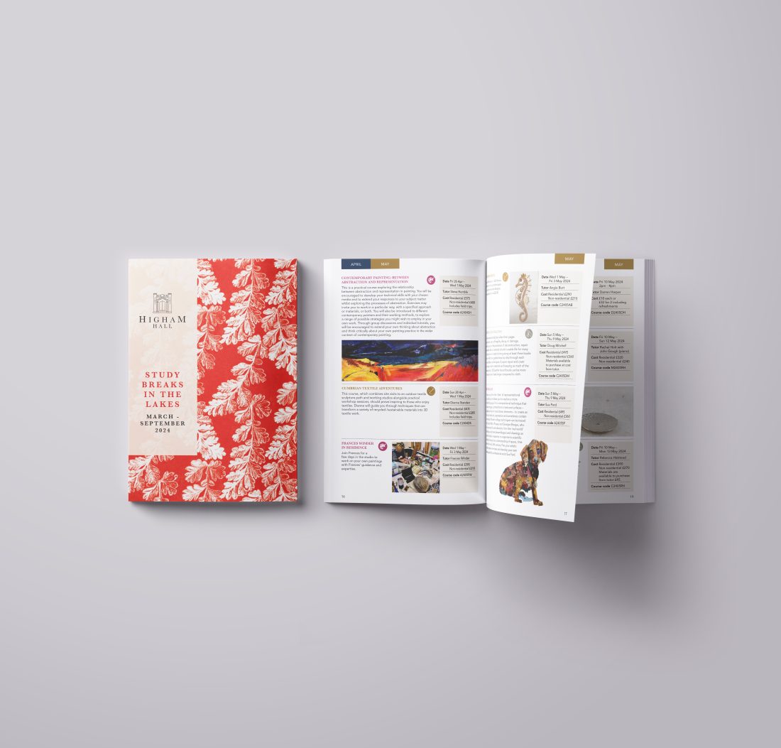 Brochure design for Higham hall