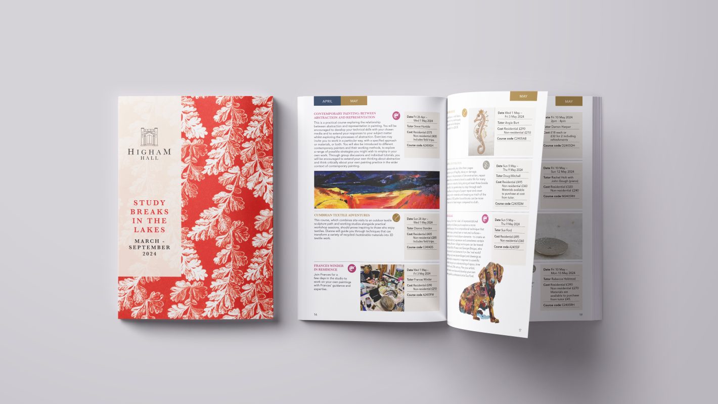 Brochure design for Higham hall