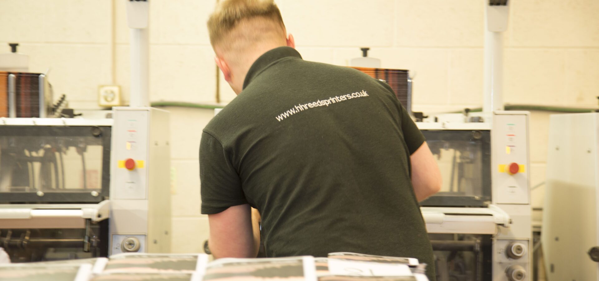 Jamie from reeds - image of him working from behind