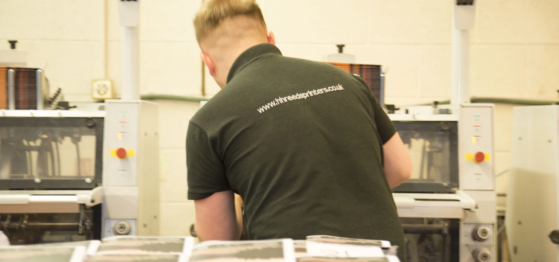 Jamie from reeds - image of him working from behind