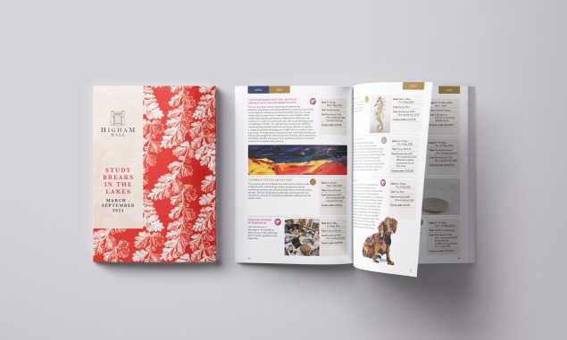 Brochure design for Higham hall