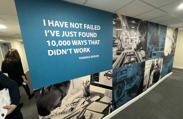 Thomas Edison Quote Wall Wrap