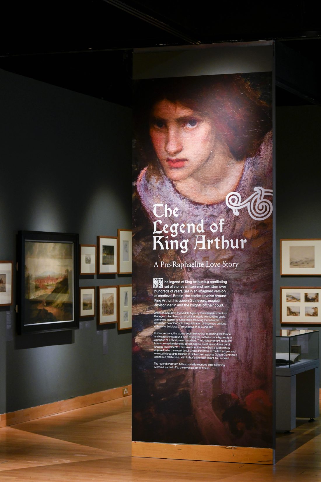 Tullie House King Arthur Exhibit Sustainable Signage