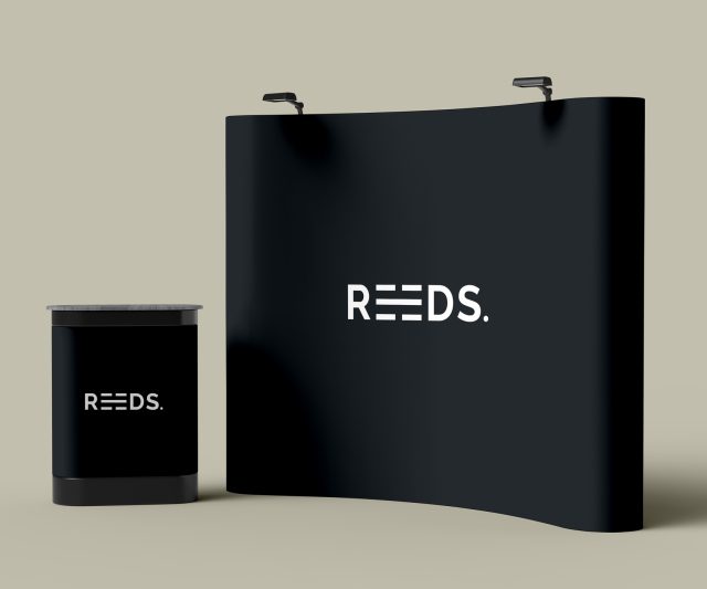 Pop up exhibition signage