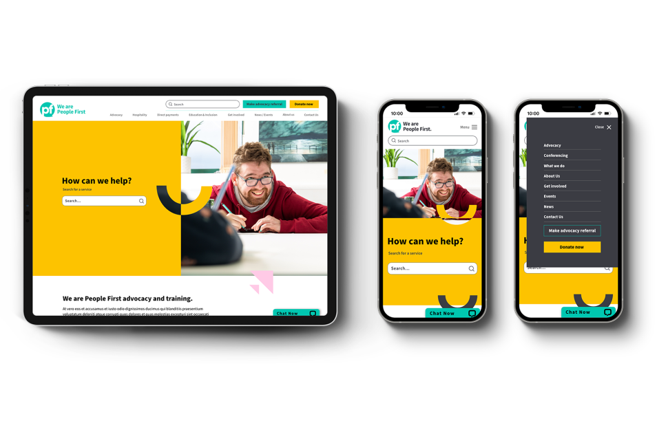 website design for People first